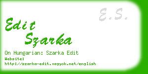 edit szarka business card